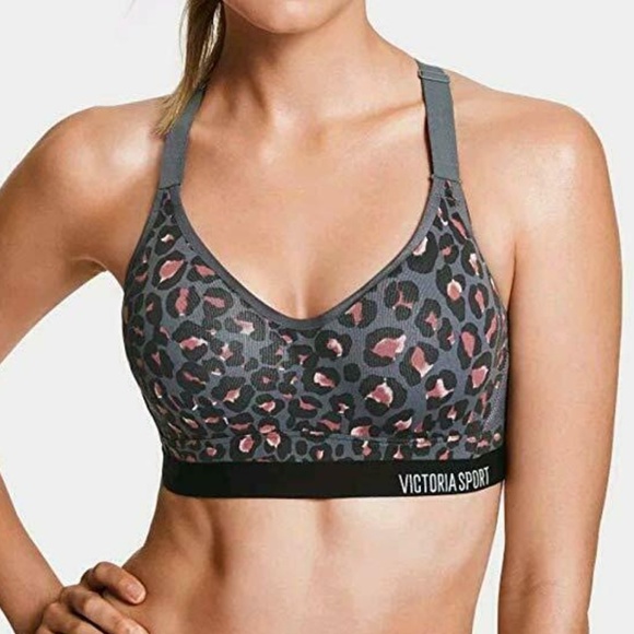 victoria secret leopard sports bra